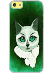 Coque Iphone 5C Transparente Painting Cat