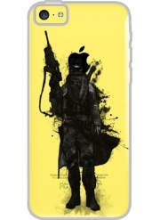 Coque Iphone 5C Transparente Post Apocalyptic Warrior