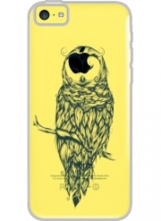 Coque Iphone 5C Transparente Snow Owl