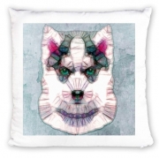 Coussin abstract husky puppy