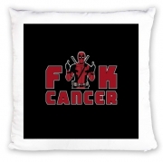 Coussin Fuck Cancer With Deadpool