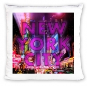 Coussin New York City Broadway - Couleur rose 