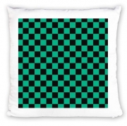 Coussin Tanjiro Pattern Green Square