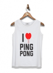 Débardeur Enfant I love Ping Pong
