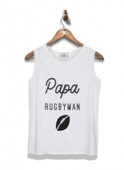 Débardeur Enfant Papa Rugbyman