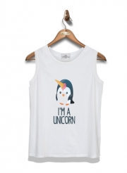 Débardeur Enfant Pingouin wants to be unicorn