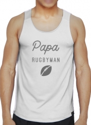 Débardeur Homme Papa Rugbyman