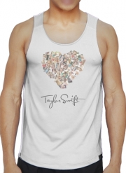 Débardeur Homme Taylor Swift Love Fan Collage signature