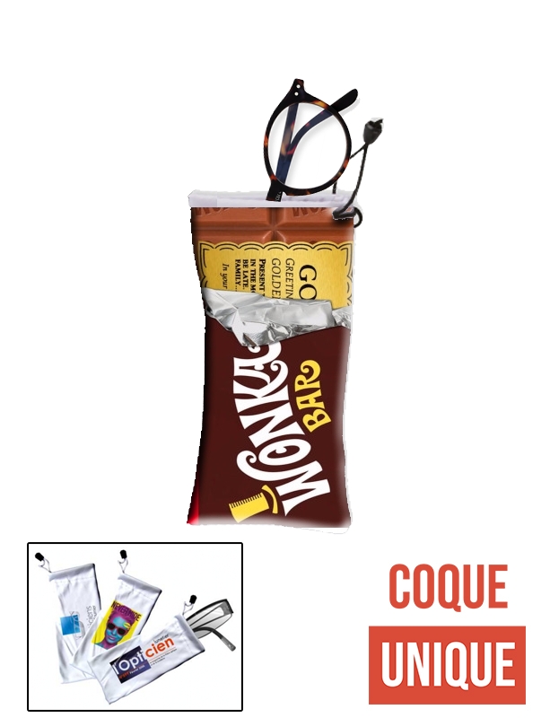 Tablette de chocolat personnalisé Willy Wonka Chocolate BAR white - Sacs &  Accessoires