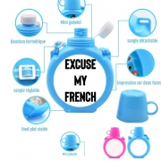 Gourde pour enfant Excuse my french
