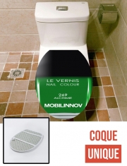 Housse de toilette - Décoration abattant wc Flacon Vernis 269 ALCHIMIE