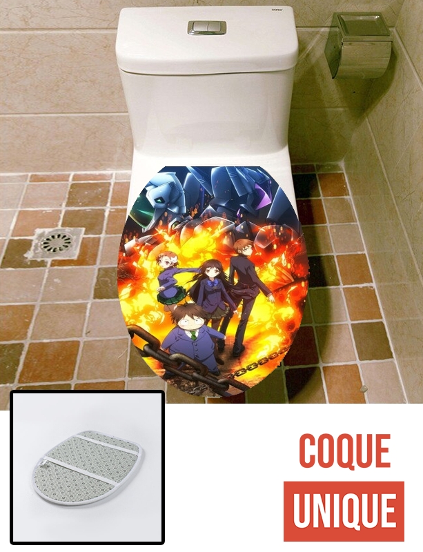 Housse de toilette - Décoration abattant wc Accel World