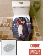 Housse de toilette - Décoration abattant wc Aerith x Zack Fair First Love EVER
