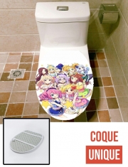 Housse de toilette - Décoration abattant wc Aikatsu be an idol