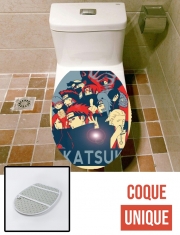 Housse de toilette - Décoration abattant wc Akatsuki propaganda