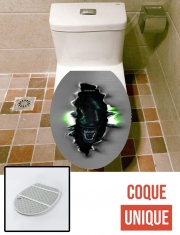 Housse de toilette - Décoration abattant wc Alien