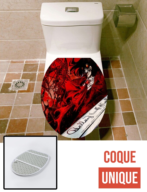 Housse de toilette - Décoration abattant wc alucard dracula