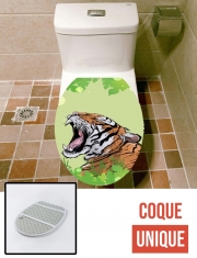 Housse de toilette - Décoration abattant wc Animals Collection: Tiger 