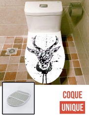 Housse de toilette - Décoration abattant wc Antelope Masquerade