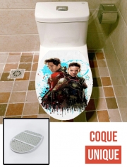 Housse de toilette - Décoration abattant wc Antman et la guepe Art Painting