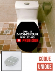 Housse de toilette - Décoration abattant wc Appelez Moi El Professeur