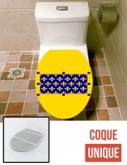 Housse de toilette - Décoration abattant wc Ardeche Département Français
