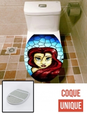 Housse de toilette - Décoration abattant wc Ariel Mirroir