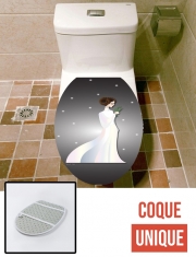 Housse de toilette - Décoration abattant wc Aries - Leia