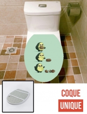 Housse de toilette - Décoration abattant wc Avocado Born