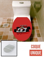 Housse de toilette - Décoration abattant wc Ayrton Senna Formule 1 King