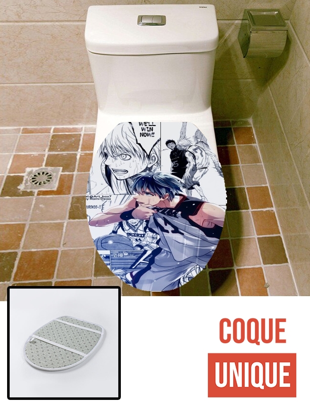 Housse de toilette - Décoration abattant wc Basketball who plays Kuroko Scantrad