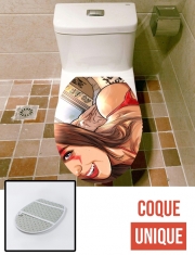Housse de toilette - Décoration abattant wc Bedroom Girl