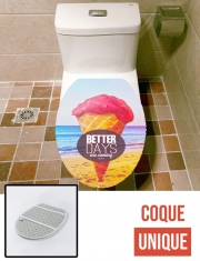 Housse de toilette - Décoration abattant wc Big Ice Cream