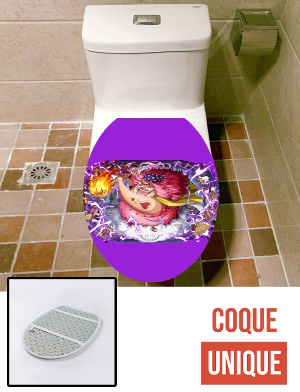 Housse de toilette - Décoration abattant wc big mom