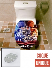 Housse de toilette - Décoration abattant wc Black Clover