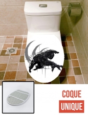 Housse de toilette - Décoration abattant wc Black Panther claw