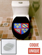 Housse de toilette - Décoration abattant wc Blason bourgogne