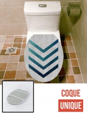 Housse de toilette - Décoration abattant wc Blue Arrow 