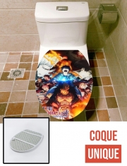 Housse de toilette - Décoration abattant wc Blue Exorcist