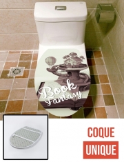 Housse de toilette - Décoration abattant wc BOOK FANTASY