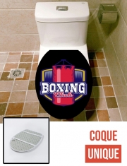 Housse de toilette - Décoration abattant wc Boxing Club
