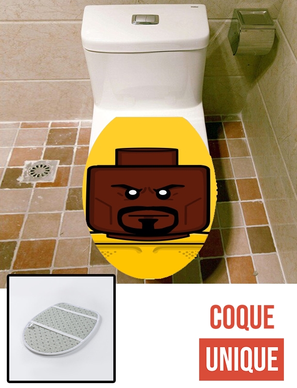 Housse de toilette - Décoration abattant wc Bricks Defenders Luke Cage