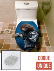 Housse de toilette - Décoration abattant wc Bucky Barnes Aka Winter Soldier