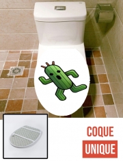 Housse de toilette - Décoration abattant wc Cactaur le cactus