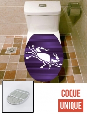 Housse de toilette - Décoration abattant wc Cancer - Signe du zodiac