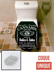 Housse de toilette - Décoration abattant wc Cannabis