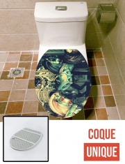 Housse de toilette - Décoration abattant wc Carousel