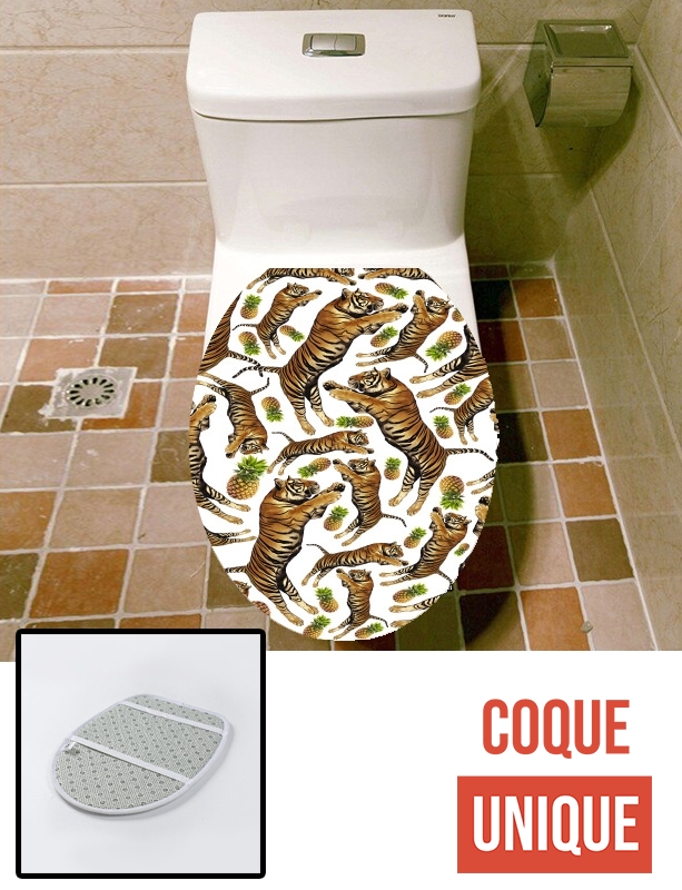 Housse de toilette - Décoration abattant wc Catch it!