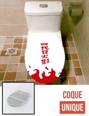 Housse de toilette - Décoration abattant wc Cape Uzumaki Family Hokage