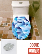 Housse de toilette - Décoration abattant wc Froid comme la glace